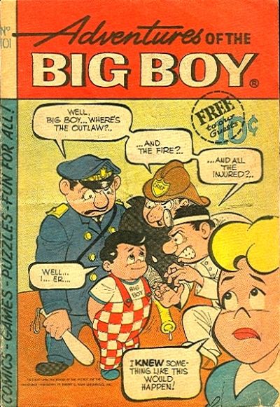 Cover for Adventures of the Big Boy (Webs Adventure Corporation, 1957 series) #101 [West]