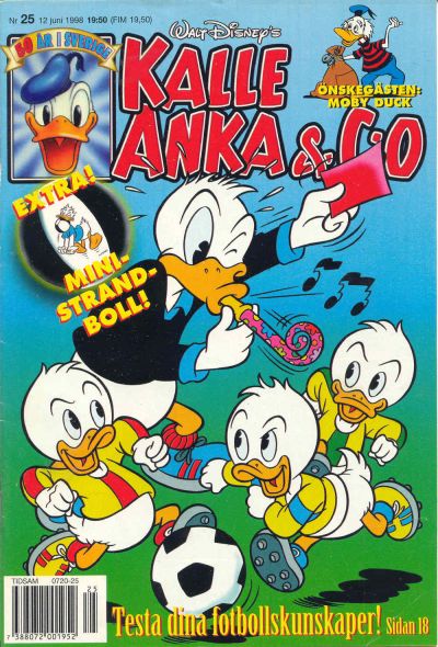 Cover for Kalle Anka & C:o (Egmont, 1997 series) #25/1998