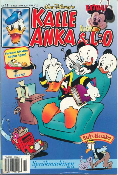 Cover for Kalle Anka & C:o (Egmont, 1997 series) #11/1999