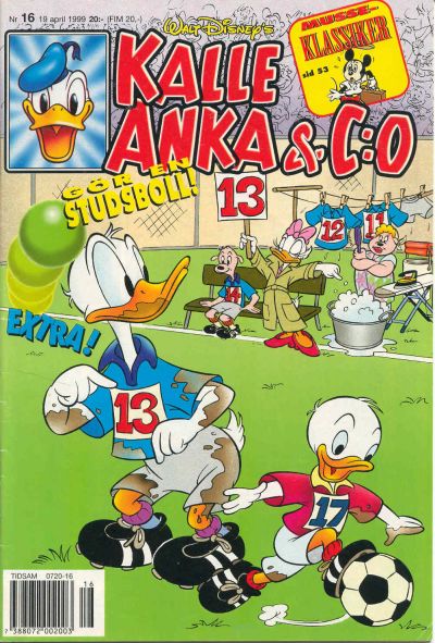 Cover for Kalle Anka & C:o (Egmont, 1997 series) #16/1999
