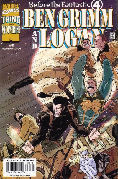 Cover for Before the Fantastic Four: Ben Grimm and Logan (Marvel, 2000 series) #2