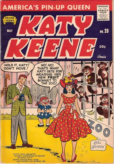 Cover for Katy Keene Comics (Archie, 1949 series) #28