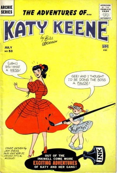Cover for Katy Keene Comics (Archie, 1949 series) #53