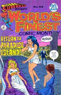 Cover Thumbnail for Superman Presents World's Finest Comic Monthly (K. G. Murray, 1965 series) #56