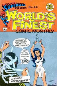 Cover Thumbnail for Superman Presents World's Finest Comic Monthly (K. G. Murray, 1965 series) #66
