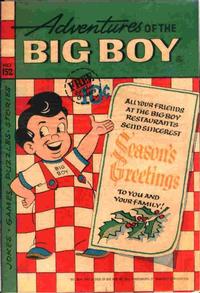 Cover Thumbnail for Adventures of the Big Boy (Webs Adventure Corporation, 1957 series) #152 [West]