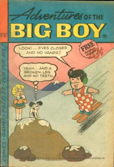 Cover for Adventures of the Big Boy (Webs Adventure Corporation, 1957 series) #107 [West]