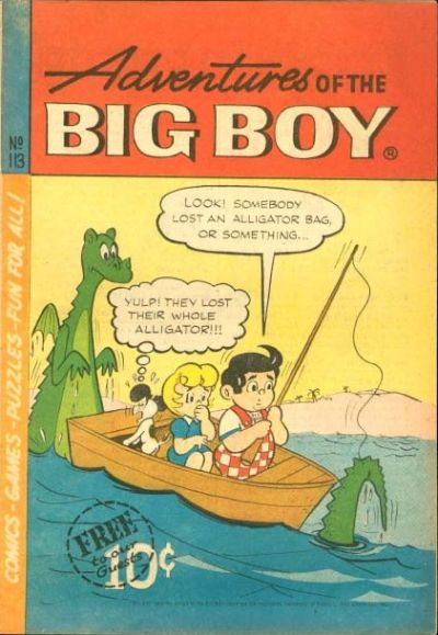 Cover for Adventures of the Big Boy (Webs Adventure Corporation, 1957 series) #113 [West]