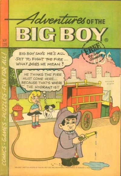 Cover for Adventures of the Big Boy (Webs Adventure Corporation, 1957 series) #115 [West]