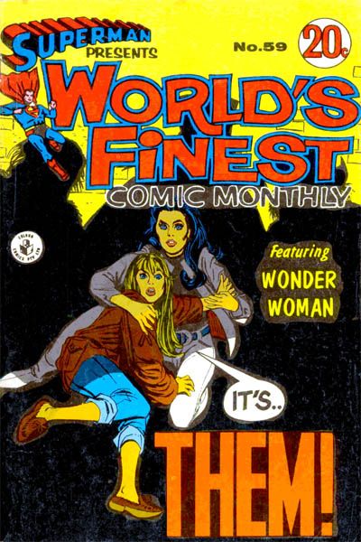 Cover for Superman Presents World's Finest Comic Monthly (K. G. Murray, 1965 series) #59