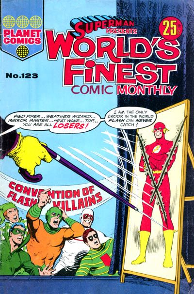 Cover for Superman Presents World's Finest Comic Monthly (K. G. Murray, 1965 series) #123