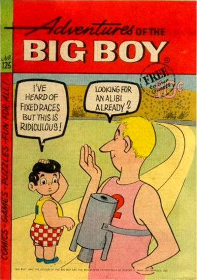 Cover for Adventures of the Big Boy (Webs Adventure Corporation, 1957 series) #125 [West]