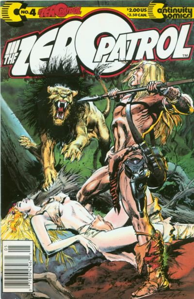 Cover for Zero Patrol (Continuity, 1987 series) #4 [Newsstand]