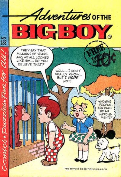 Cover for Adventures of the Big Boy (Webs Adventure Corporation, 1957 series) #158