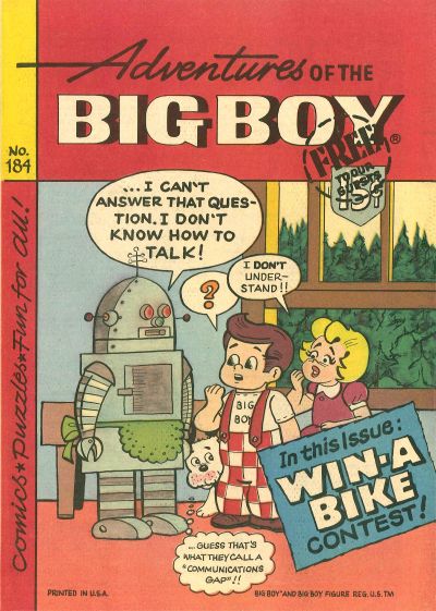Cover for Adventures of the Big Boy (Webs Adventure Corporation, 1957 series) #184