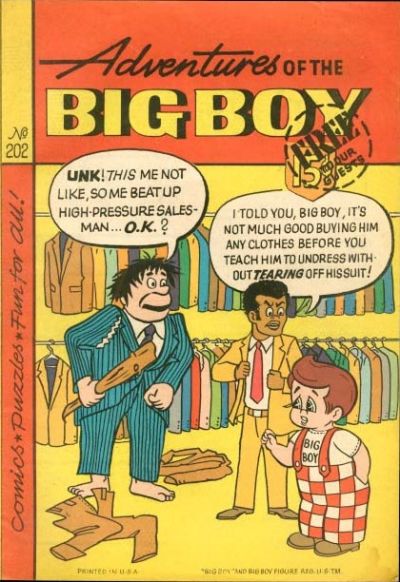 Cover for Adventures of the Big Boy (Webs Adventure Corporation, 1957 series) #202