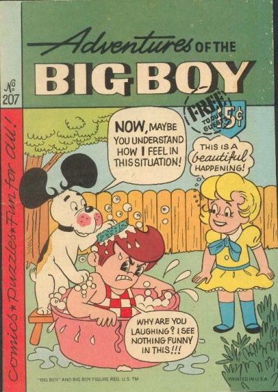 Cover for Adventures of the Big Boy (Webs Adventure Corporation, 1957 series) #207