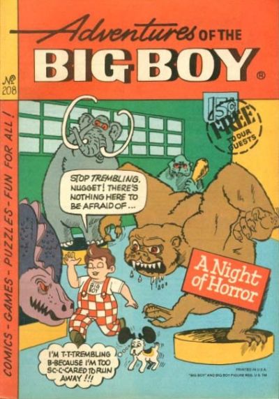 Cover for Adventures of the Big Boy (Webs Adventure Corporation, 1957 series) #208
