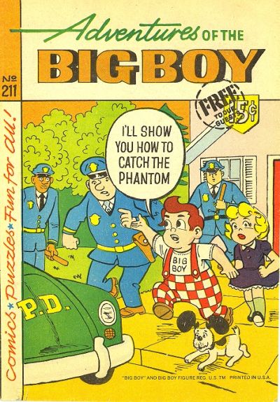 Cover for Adventures of the Big Boy (Webs Adventure Corporation, 1957 series) #211