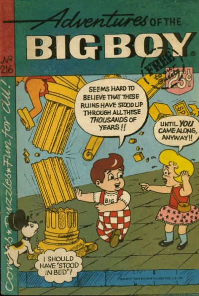 Cover for Adventures of the Big Boy (Webs Adventure Corporation, 1957 series) #216