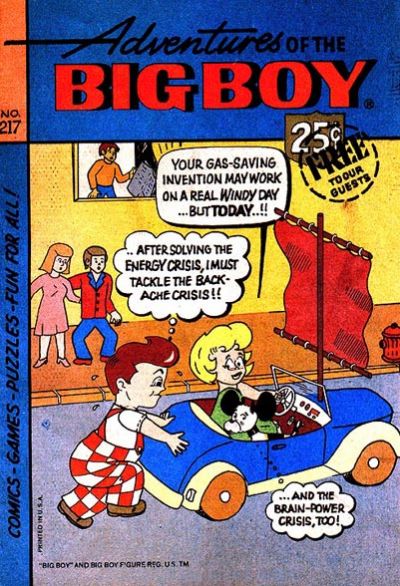 Cover for Adventures of the Big Boy (Webs Adventure Corporation, 1957 series) #217