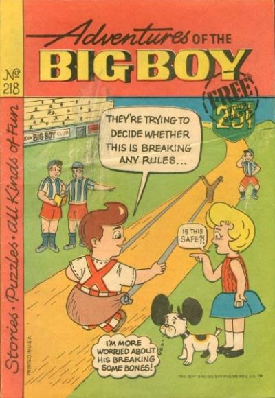 Cover for Adventures of the Big Boy (Webs Adventure Corporation, 1957 series) #218