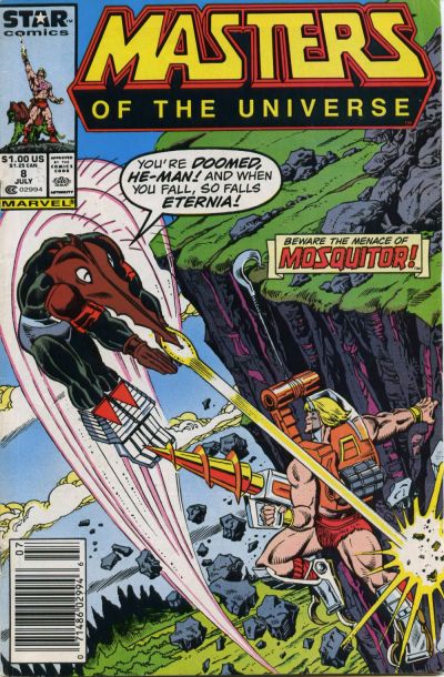 Cover for Masters of the Universe (Marvel, 1986 series) #8 [Newsstand]