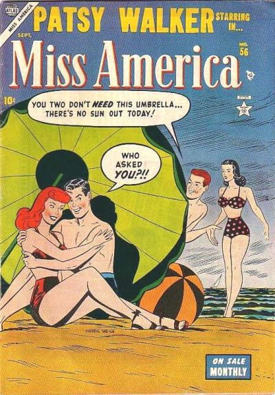 Cover for Miss America (Marvel, 1953 series) #56