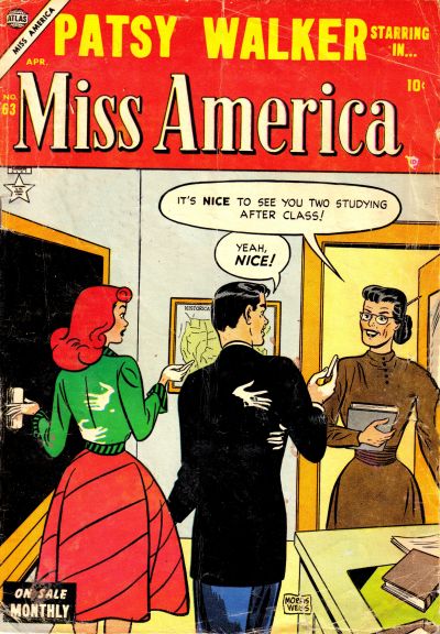 Cover for Miss America (Marvel, 1953 series) #63