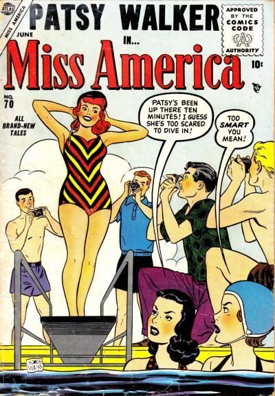 Cover for Miss America (Marvel, 1953 series) #70