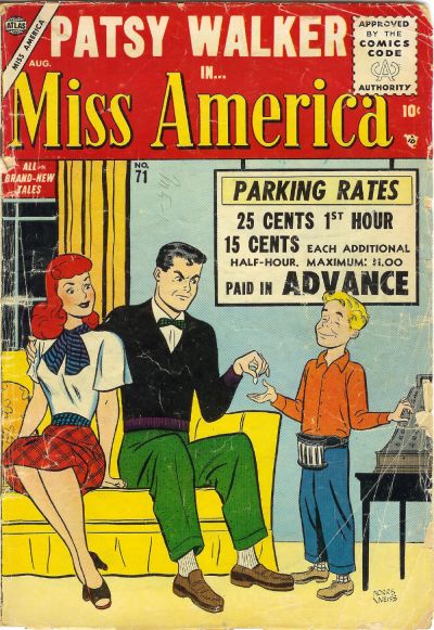 Cover for Miss America (Marvel, 1953 series) #71