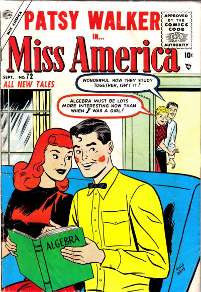 Cover for Miss America (Marvel, 1953 series) #72