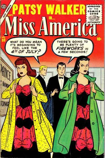 Cover for Miss America (Marvel, 1953 series) #80