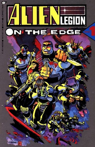 Cover for Alien Legion: On the Edge (Marvel, 1990 series) #1