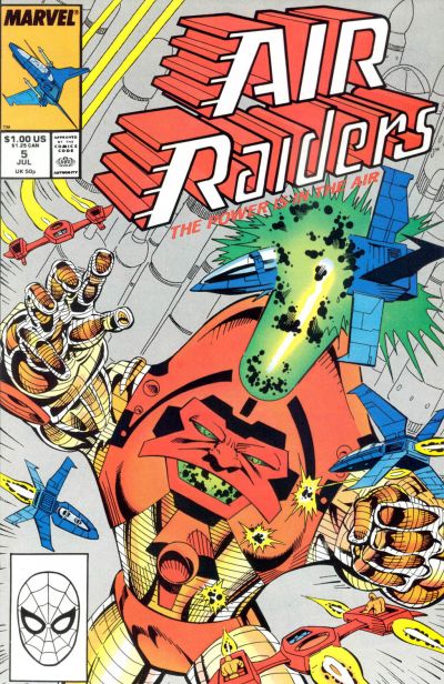 Cover for Air Raiders (Marvel, 1987 series) #5 [Direct]