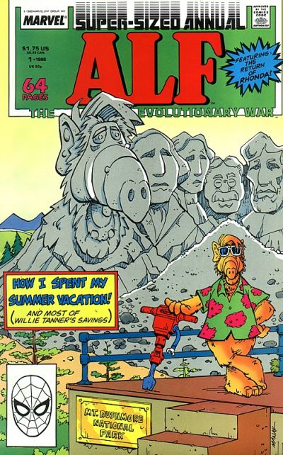 Cover for Alf Annual (Marvel, 1988 series) #1 [Direct]