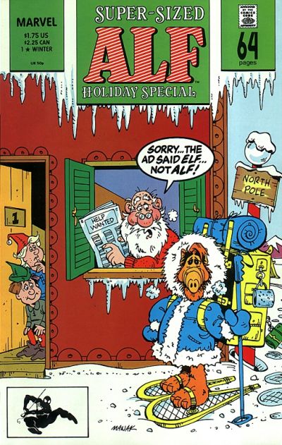 Cover for ALF Holiday Special (Marvel, 1988 series) #1 [Direct]
