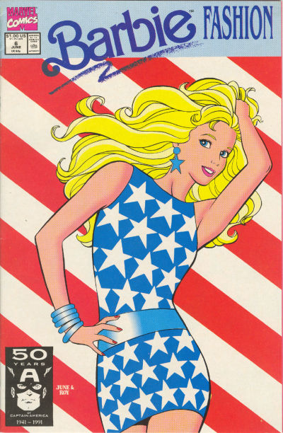 Cover for Barbie Fashion (Marvel, 1991 series) #6