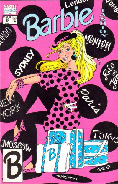 Cover for Barbie Fashion (Marvel, 1991 series) #29 [Direct]