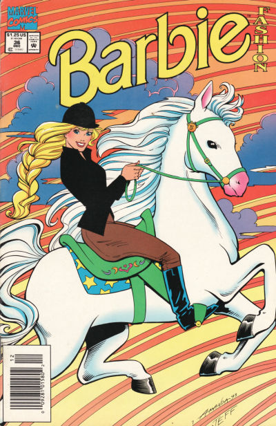 Cover for Barbie Fashion (Marvel, 1991 series) #36 [Newsstand]
