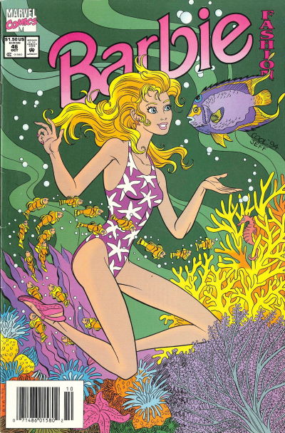 Cover for Barbie Fashion (Marvel, 1991 series) #46 [Newsstand]