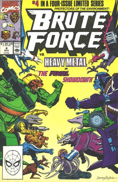 Cover for Brute Force (Marvel, 1990 series) #4