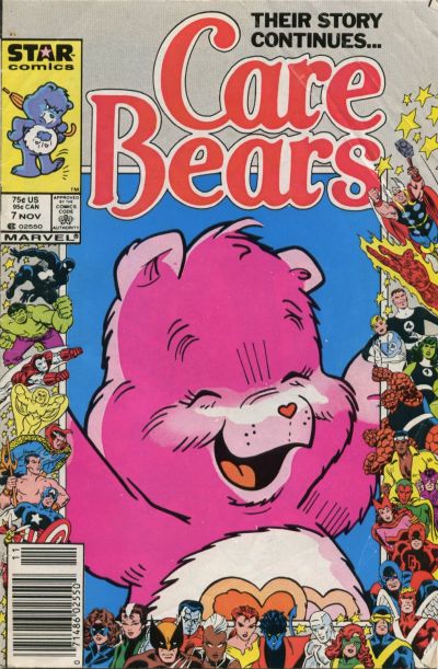 Cover for Care Bears (Marvel, 1985 series) #7 [Newsstand]