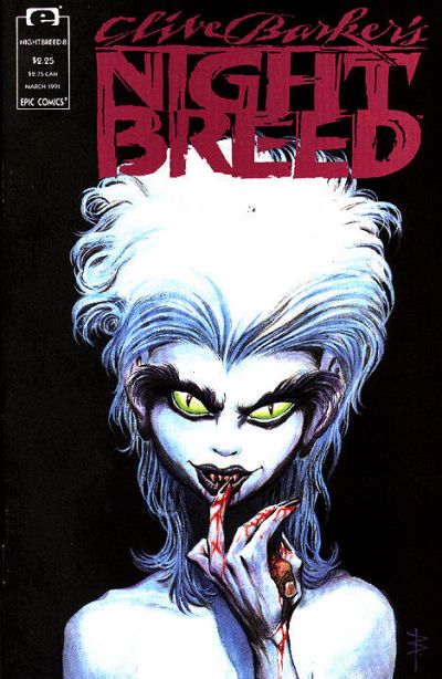 Cover for Clive Barker's Night Breed (Marvel, 1990 series) #8