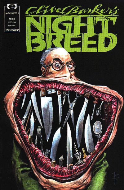 Cover for Clive Barker's Night Breed (Marvel, 1990 series) #9
