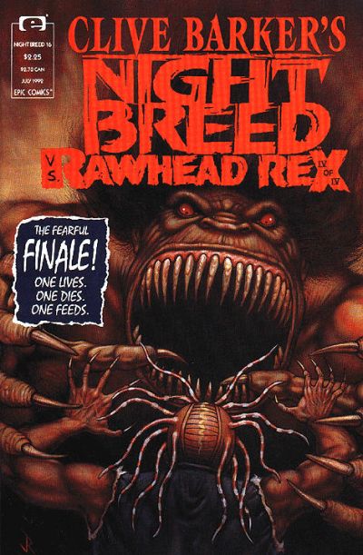 Cover for Clive Barker's Night Breed (Marvel, 1990 series) #16