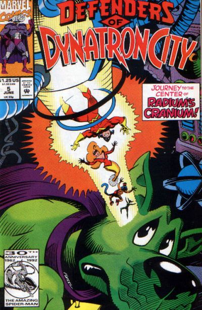 Cover for Defenders of Dynatron City (Marvel, 1992 series) #5