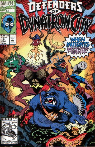 Cover for Defenders of Dynatron City (Marvel, 1992 series) #6