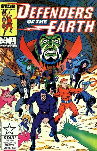 Cover for Defenders of the Earth (Marvel, 1987 series) #1
