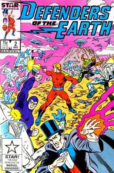 Cover for Defenders of the Earth (Marvel, 1987 series) #2